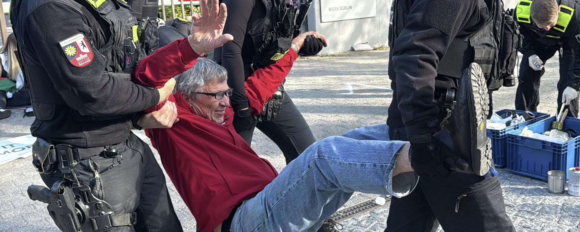 Berlin'de İsrail protestosu - Sputnik Türkiye, 1920, 30.04.2026