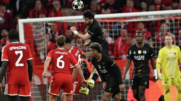 Bayern Münih ve PSG takımları Almanya'nın Münih kentinde karşı karşıya geldi - Sputnik Türkiye