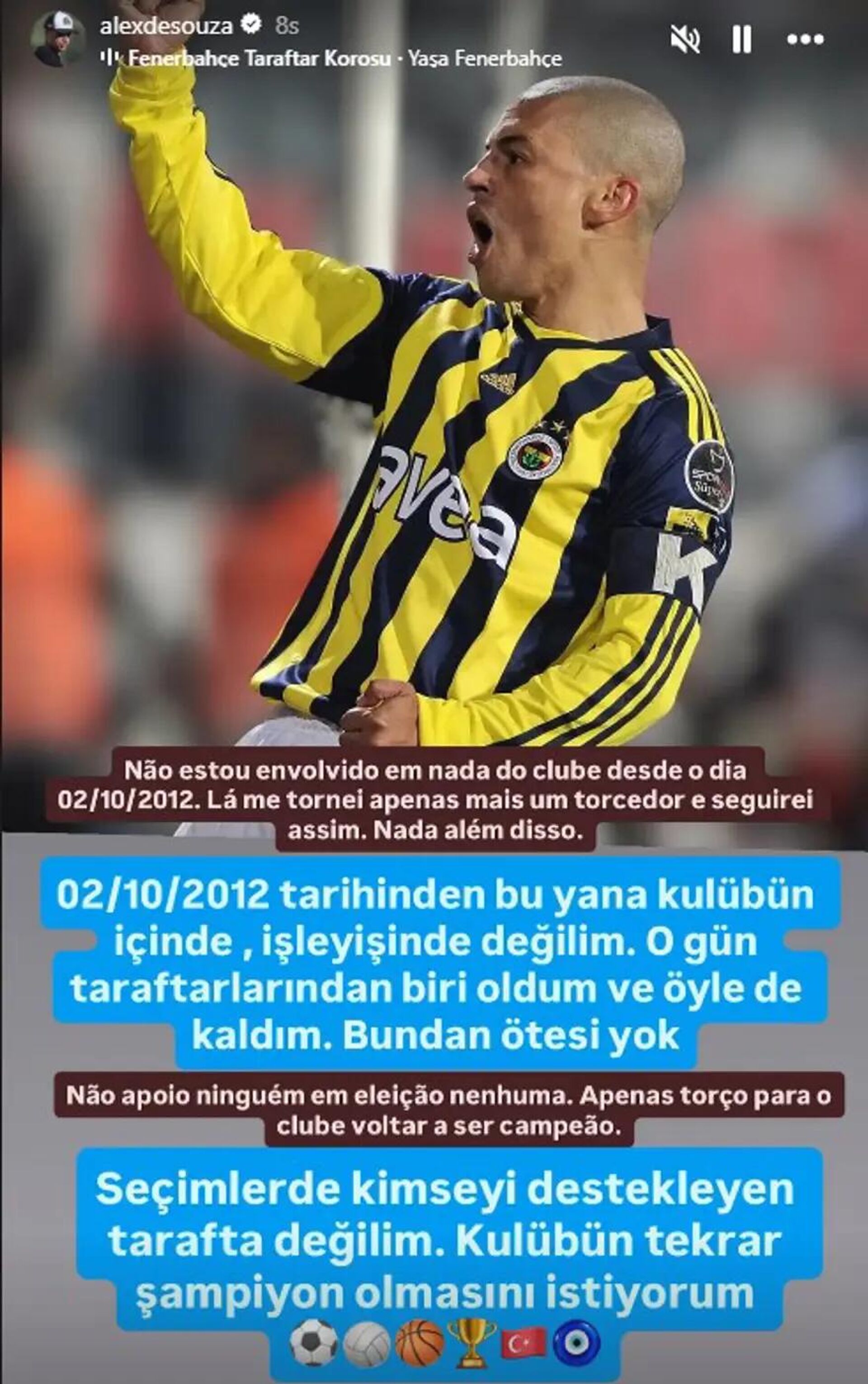 Alex de Souza'dan başkanlık seçimi için yeni açıklama - Sputnik Türkiye, 1920, 08.05.2026