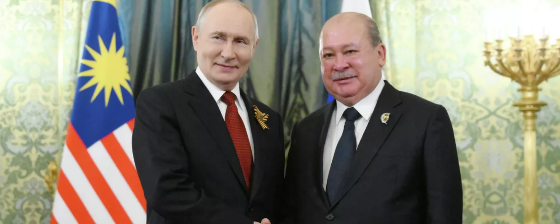 Putin, Kremlin'de Malezya Kralı Sultan İbrahim ile bir araya geldi - Sputnik Türkiye, 1920, 09.05.2026