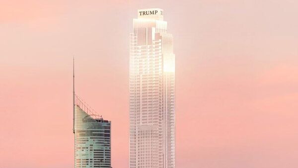 Avustralya'da planlandığı duyurulan Trump Tower'ın konsept görseli - Sputnik Türkiye