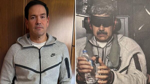 Marco Rubio, Nicolas Maduro - Sputnik Türkiye
