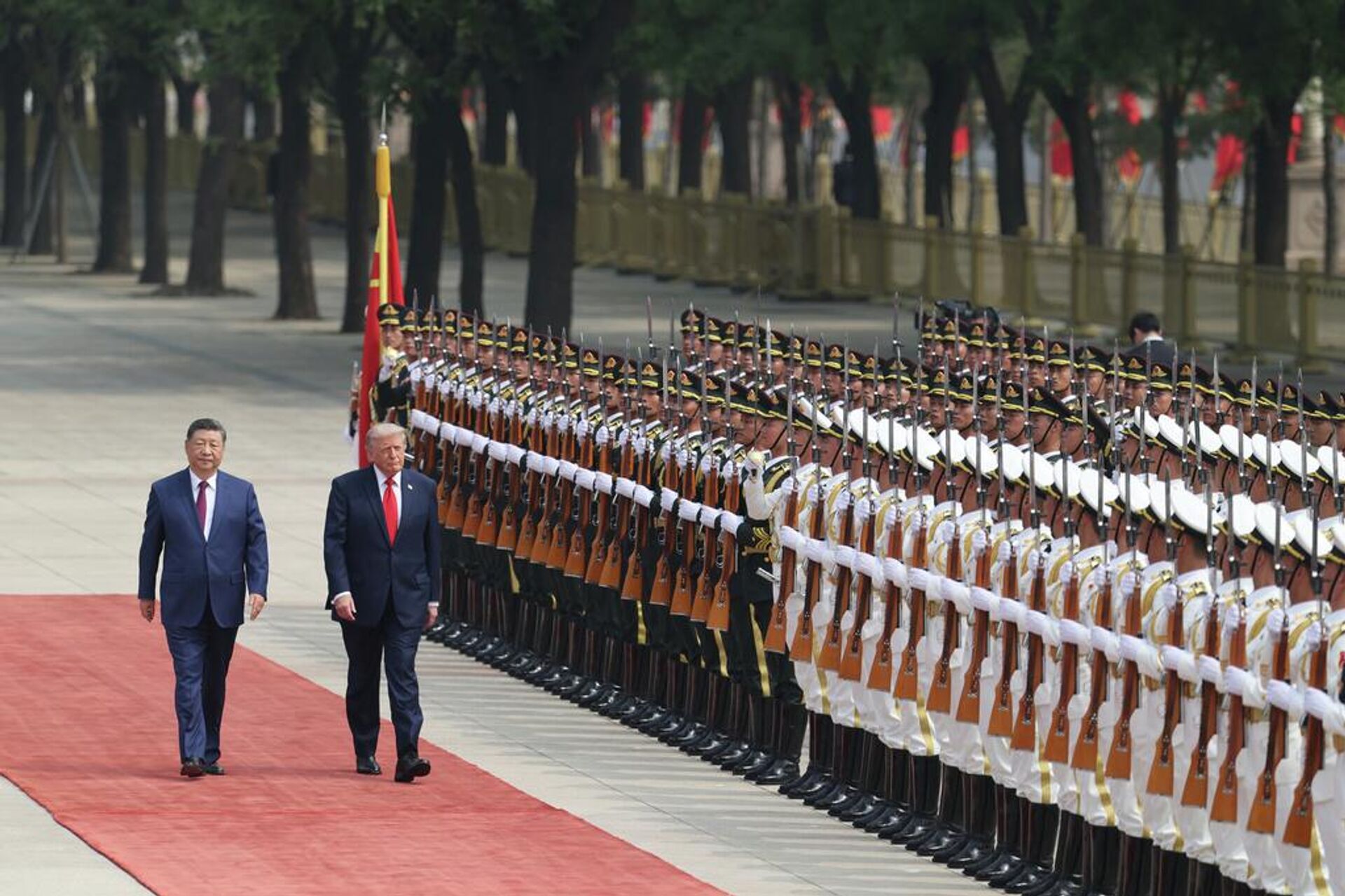 ABD Başkanı Donald Trump, Çin Devlet Başkanı Şi Cinping - Sputnik Türkiye, 1920, 14.05.2026
