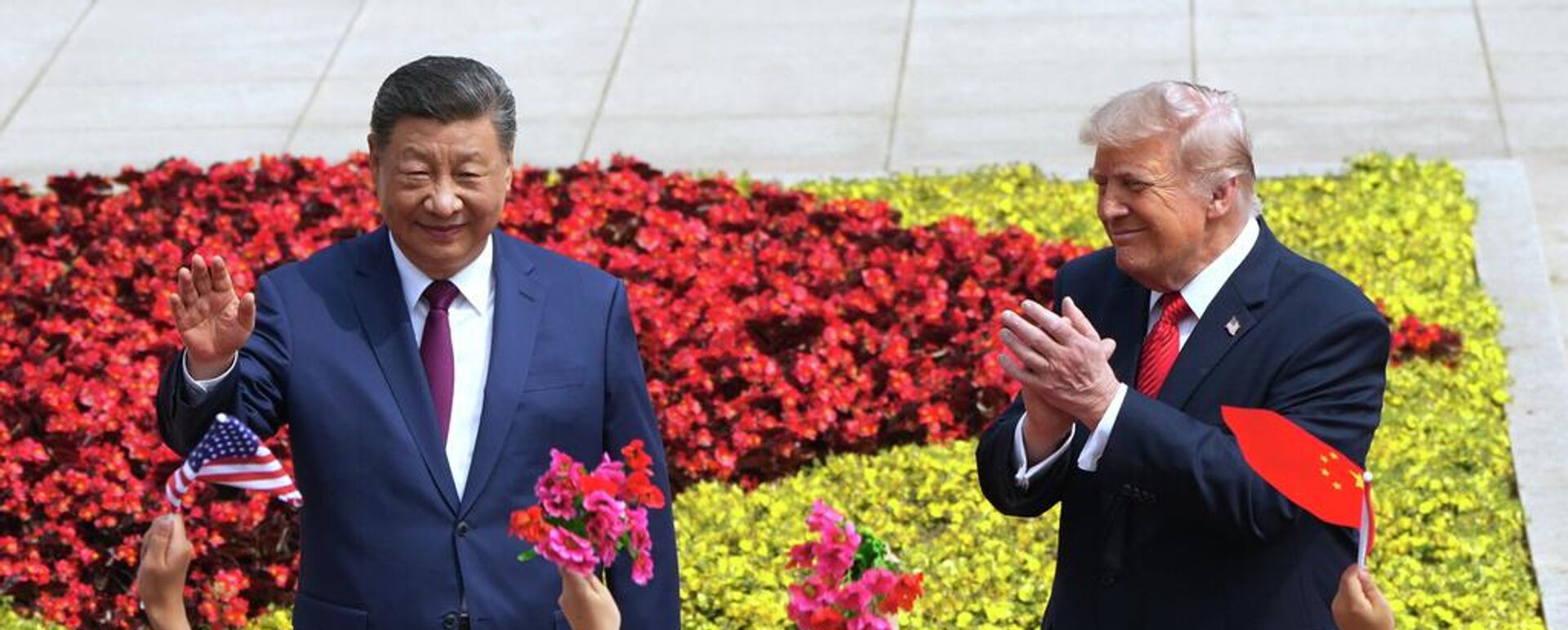 ABD Başkanı Donald Trump, Çin Devlet Başkanı Şi Cinping ABD Başkanı Donald Trump, Çin Devlet Başkanı Şi Cinping - Sputnik Türkiye, 1920, 14.05.2026