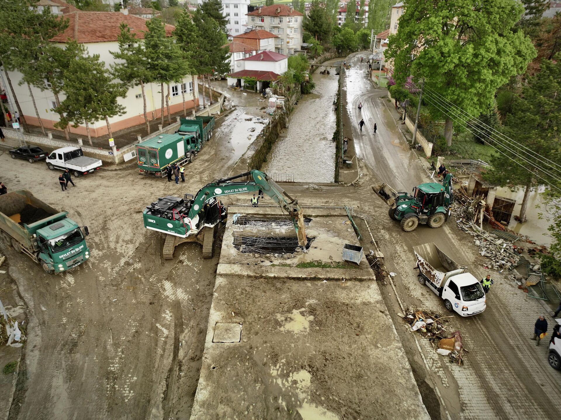Samsun'un Havza ilçesinde sel felaketi - Sputnik Türkiye, 1920, 14.05.2026