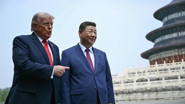 Liderler, Pekin'de tarihi Gök Tapınağı'nı ziyaret etti - Sputnik Türkiye
