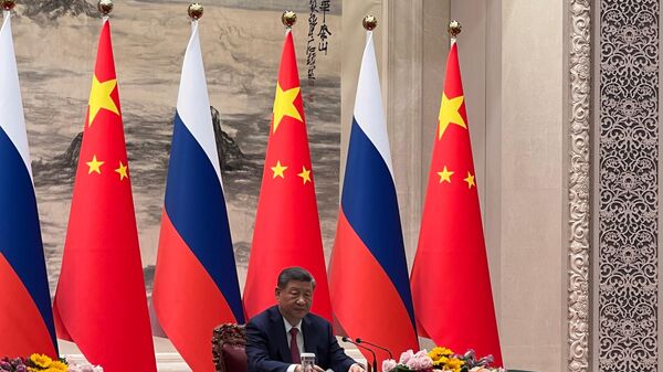 Официальный визит президента РФ Владимира Путина в Пекин Официальный визит президента РФ Владимира Путина в Пекин - Sputnik Türkiye
