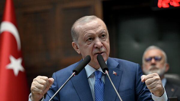 Cumhurbaşkanı ve AK Parti Genel Başkanı Recep Tayyip Erdoğan - Sputnik Türkiye