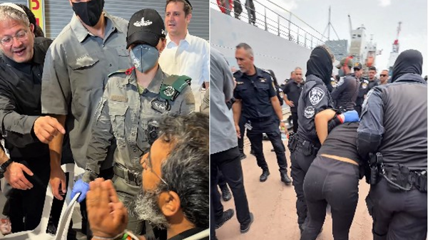 İsrailli Bakan Ben-Gvir, Sumud Filosu aktivistlerini provoke etmeye çalıştı - Sputnik Türkiye