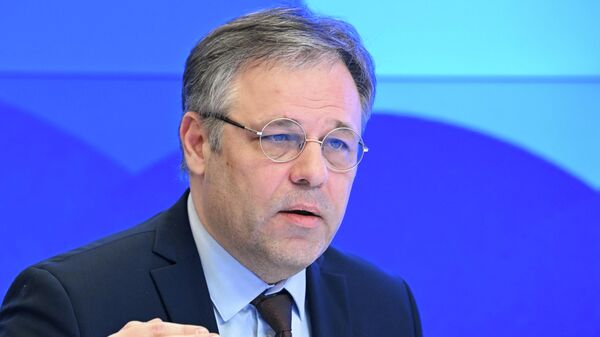 Rusya Dışişleri Bakanlığı’nın Kiev rejiminin suçlarından sorumlu Özel Yetkili Büyükelçisi Rodion Miroşnik - Sputnik Türkiye