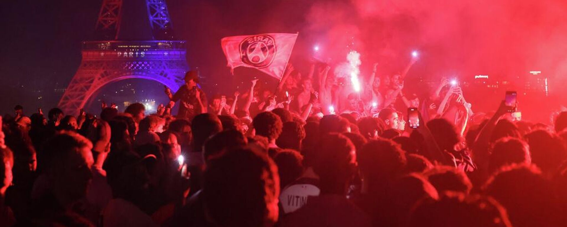 PSG zaferi sonrası kutlamalar - Sputnik Türkiye, 1920, 31.05.2026