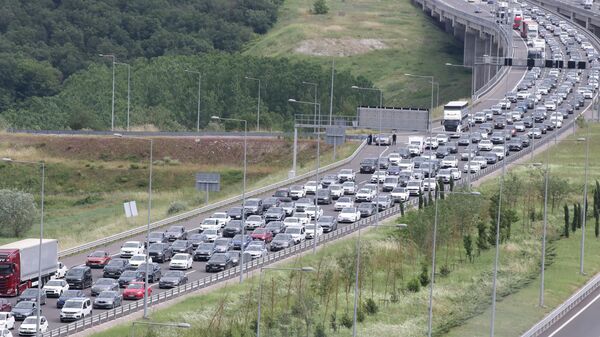 Kurban Bayramı tatili dönüş trafiği - Sputnik Türkiye