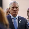 Cuba President Miguel Diaz-Canel walks through the COP28 UN Climate Summit, Saturday, Dec. 2, 2023, in Dubai, United Arab Emirates. - Sputnik Türkiye
