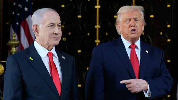 Donald Trump, Benjamin Netanyahu - Sputnik Türkiye