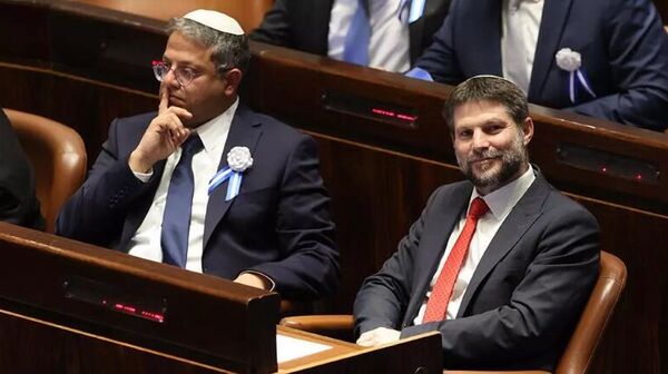 İsrailli bakanlar Ben-Gvir ve Smotrich - Sputnik Türkiye