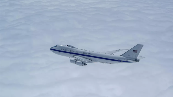 ABD Hava Kuvvetleri E-4B Havadan Komuta Merkezi - Sputnik Türkiye
