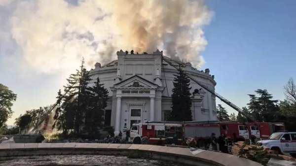Ukrayna ordusu Sivastopol'de 'Sivastopol Savunması 1854–1855' Müzesine saldırdı - Sputnik Türkiye
