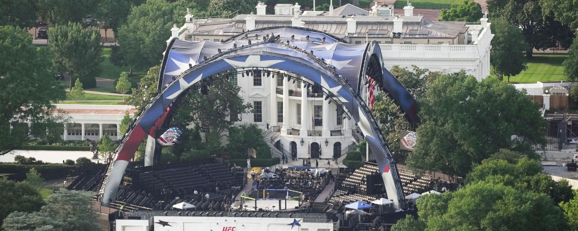 Trump’ın Beyaz Saray’da UFC hayali gerçek oluyor - Sputnik Türkiye, 1920, 12.06.2026