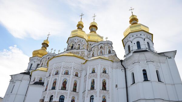 A general view shows the Uspensky Cathedral of the Kiev Pechersk Lavra monastery in Kiev, Ukraine, November 16, 2018. - Sputnik Türkiye