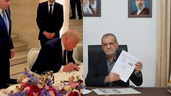 Trump ve Pezeşkiyan, ABD-İran mutabakat zaptını imzaladı - Sputnik Türkiye