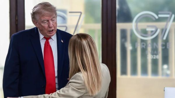 ABD Başkanı Donald Trump ve İtalya Başbakanı Giorgia Meloni - Sputnik Türkiye