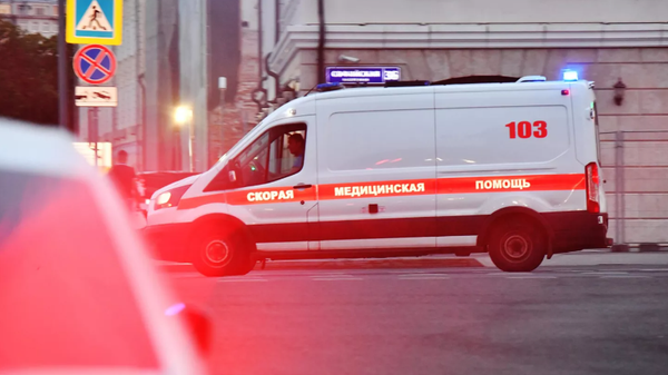 Rusya'da bir ambulans - Sputnik Türkiye