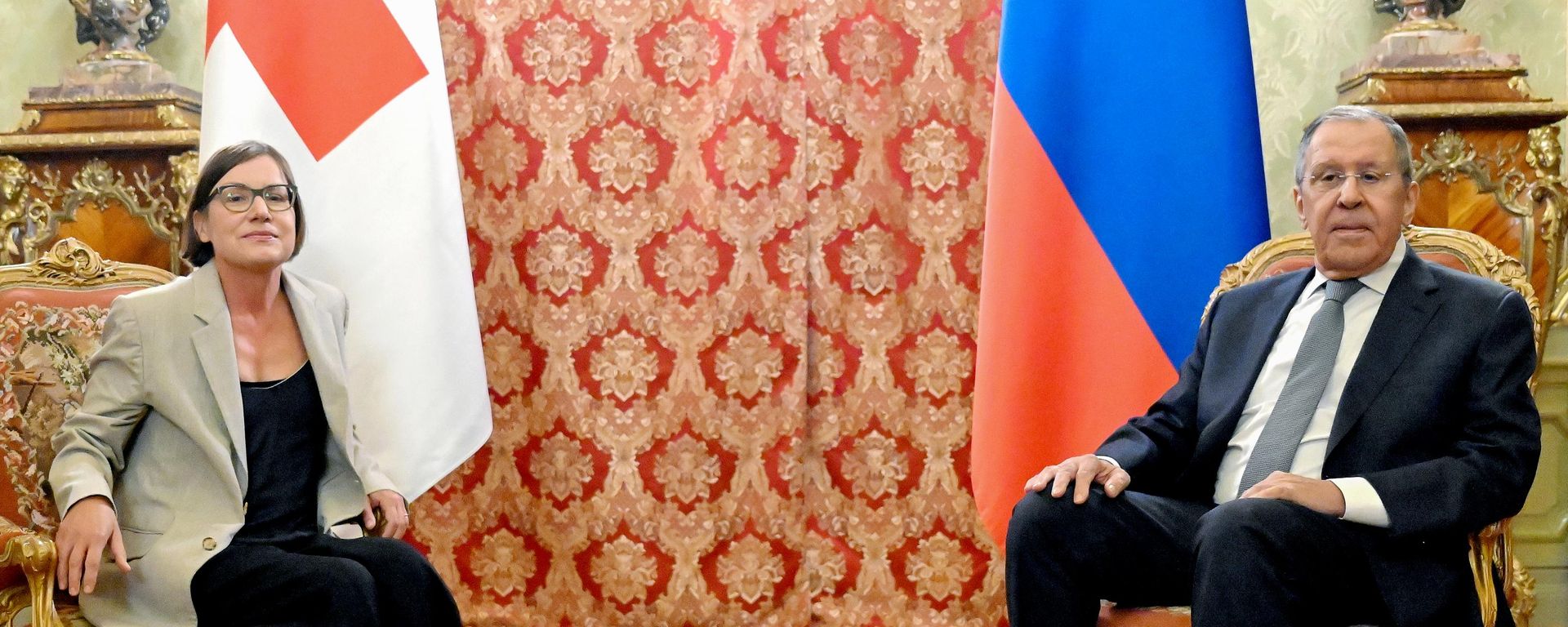 Rusya Dışişleri Bakanı Sergey Lavrov, Moskova’da Uluslararası Kızılhaç Komitesi (ICRC) Başkanı Mirjana Spoljaric ile bir araya geldi. - Sputnik Türkiye, 1920, 01.07.2026