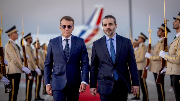 Fransa Cumhurbaşkanı Emmanuel Macron, Suriye'yi ziyaret etti - Sputnik Türkiye