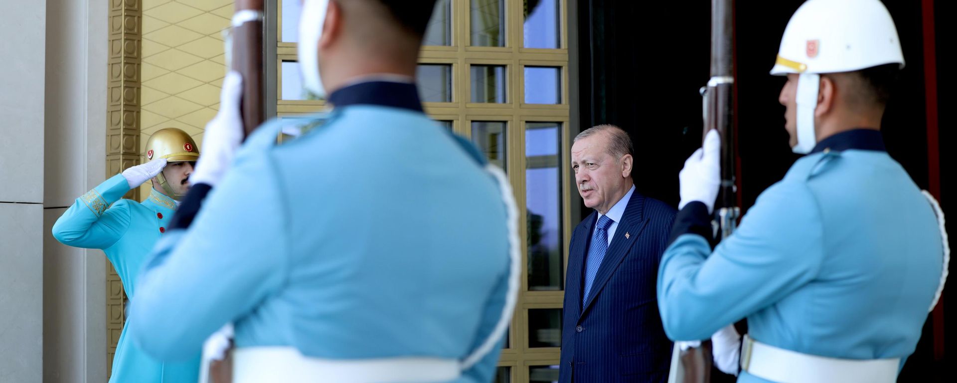 Cumhurbaşkanı Erdoğan NATO Zirvesi kapsamında ikili görüşmelere başladı - Sputnik Türkiye, 1920, 07.07.2026