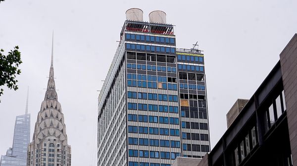 New York'ta bir binada çökme tehlikesi - Sputnik Türkiye