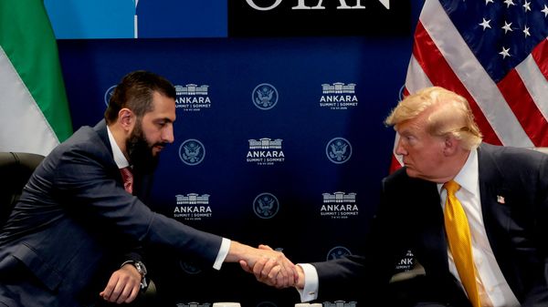 Ahmed Şara, Donald Trump - Sputnik Türkiye