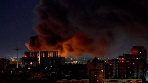 Kiev'de vurulan savunma sanayi tesisleri - Sputnik Türkiye