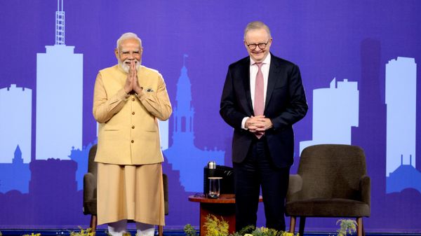 Indian Prime Minister Narendra Modi and Australian Prime Minister Anthony Albanese - Sputnik Türkiye