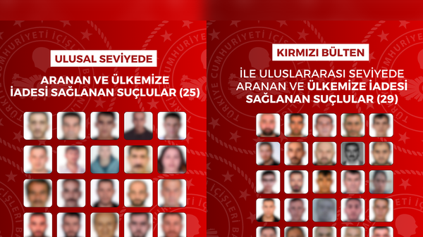Kırmızı bültenle aranıyorlardı, Türkiye'ye getirildiler - Sputnik Türkiye