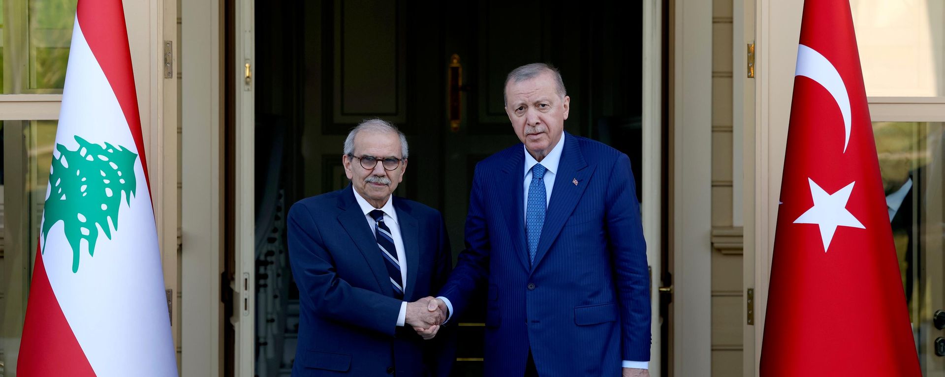 Cumhurbaşkanı Erdoğan, Lübnan Başbakanı Nevvaf Selam'la bir araya geldi - Sputnik Türkiye, 1920, 10.07.2026