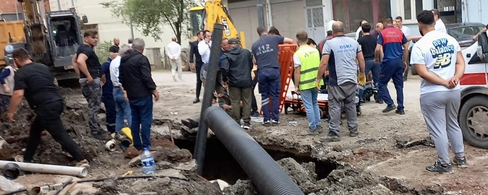 Ordu'da altyapı çalışmasında yaşanan göçükte 2 işçi yaralandı - Sputnik Türkiye, 1920, 16.07.2026