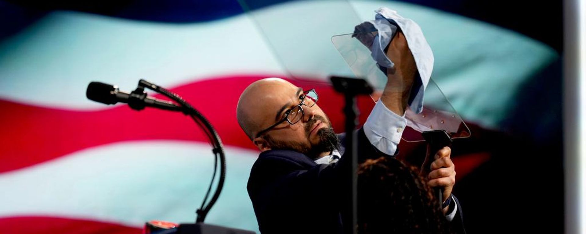 Trump'ın teleprompter operatörü Gabriel Perez - Sputnik Türkiye, 1920, 17.07.2026