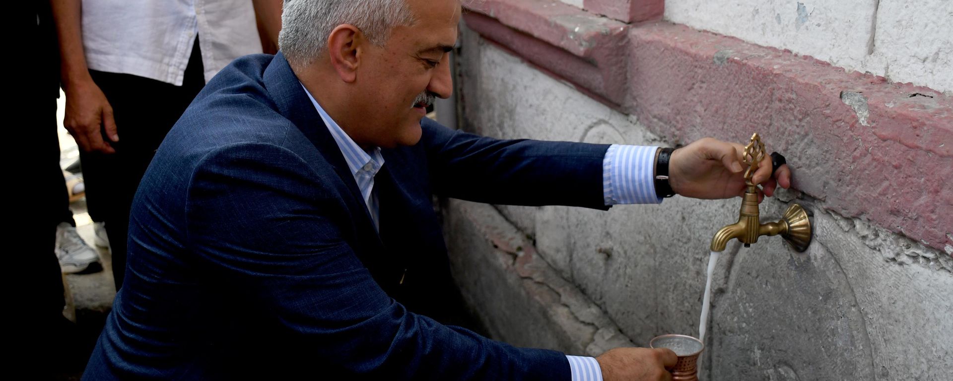Atatürk'ün Düzce'ye gelişinin 92. yılı anıldı: 200 yıllık çeşmeden ayran aktı - Sputnik Türkiye, 1920, 18.07.2026