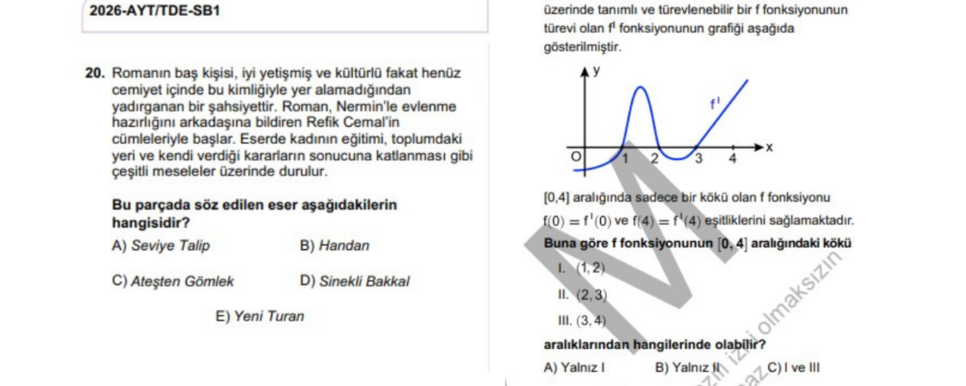 YKS'de 2 soru iptal edildi - Sputnik Türkiye, 1920, 21.07.2026