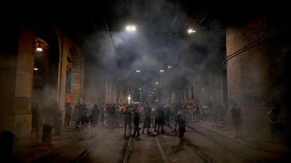 Bologna'daki protestolar - Sputnik Türkiye