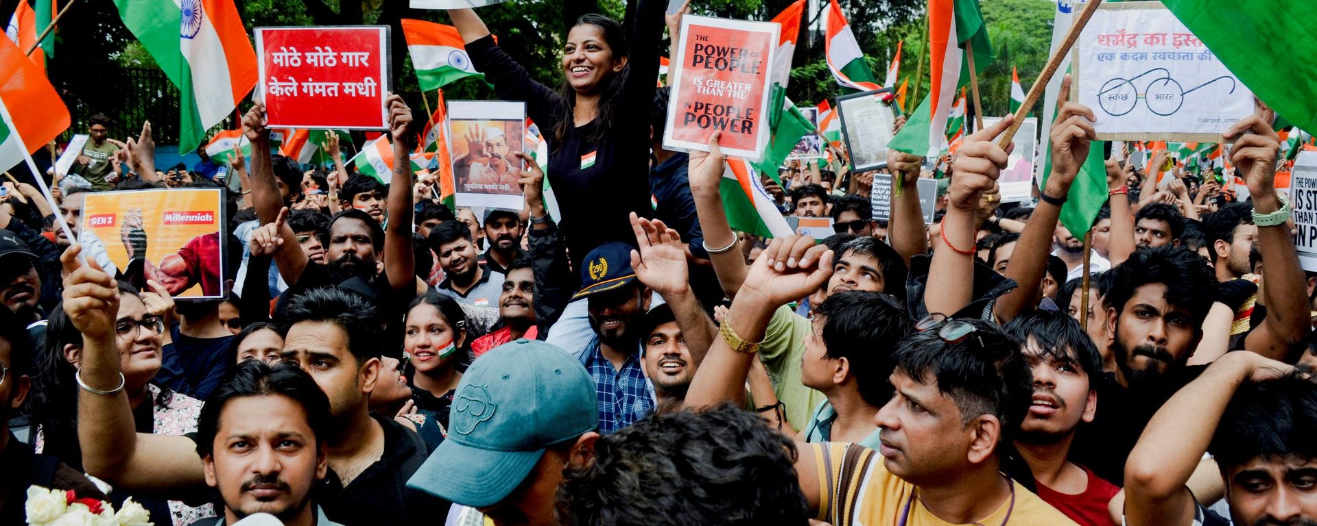 Hindistan Hamam Böceği Partisi protestoları - Sputnik Türkiye, 1920, 26.07.2026
