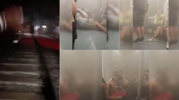 Barselona'da metroda yangın, insanlar tünelde yürüdü - Sputnik Türkiye