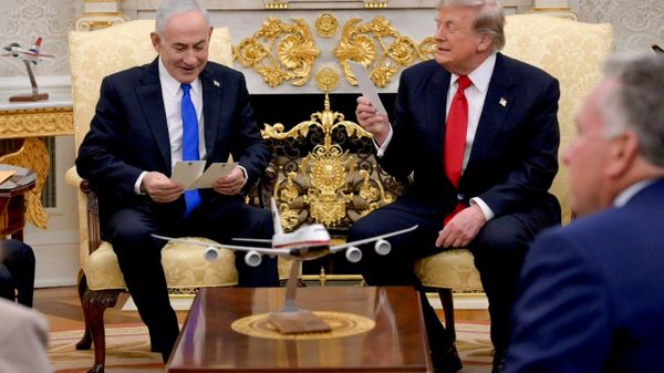 Netanyahu-Trump - Sputnik Türkiye