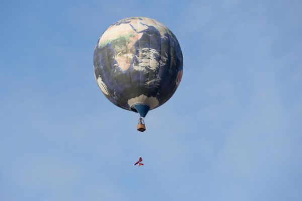 Kapadokya'da figürlü balonlar gökyüzünü renklendirdi  - Sputnik Türkiye