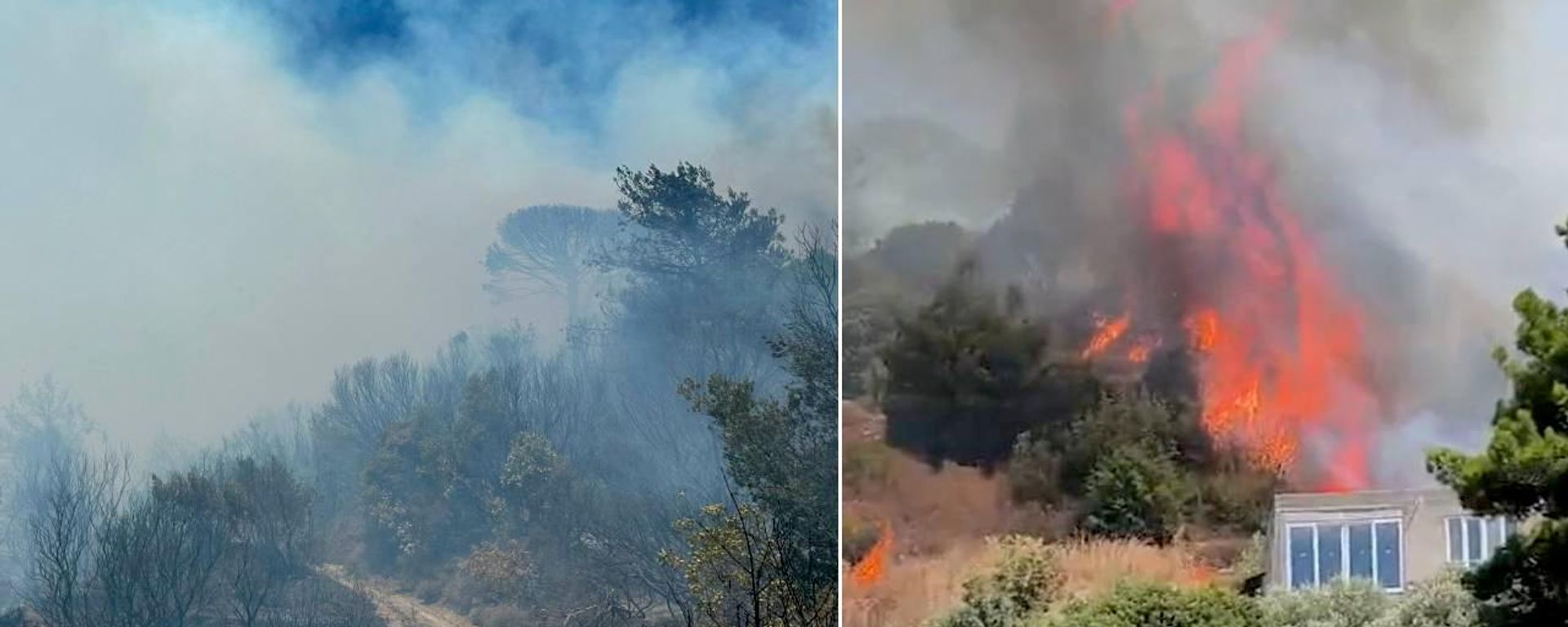 Marmara Adası'nda ormanlık alanda çıkan yangın - Sputnik Türkiye, 1920, 01.08.2026
