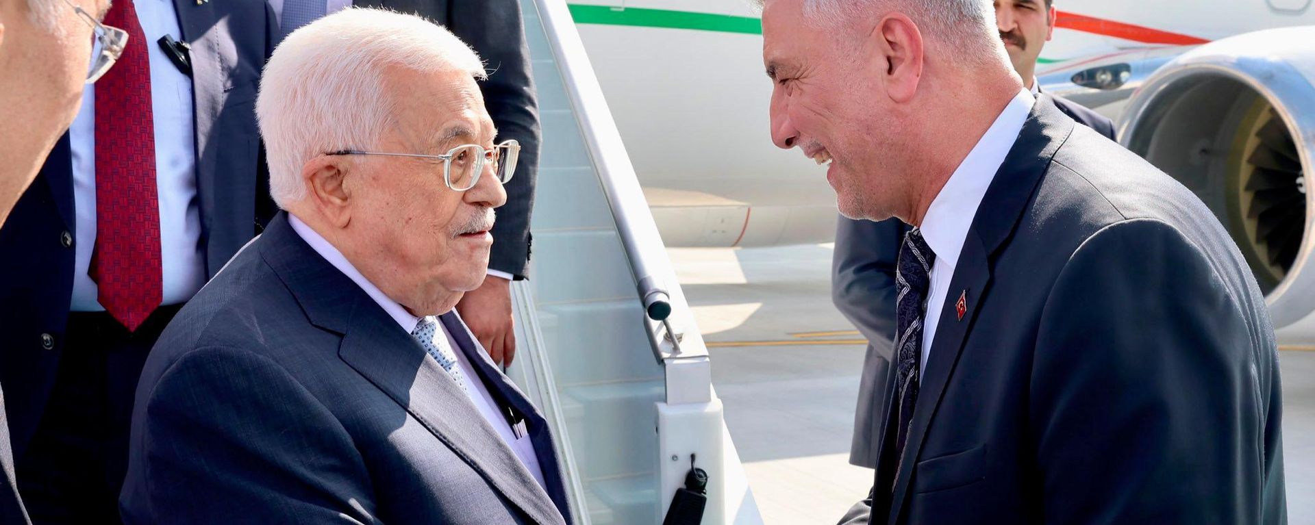 Filistin Devlet Başkanı Mahmud Abbas, Ankara'da Ticaret Bakanı Ömer Bolat tarafından karşılandı - Sputnik Türkiye, 1920, 11.08.2026