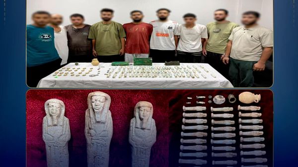 Mısır'da tarihi eser operasyonunda 118 parça ele geçirildi. - Sputnik Türkiye