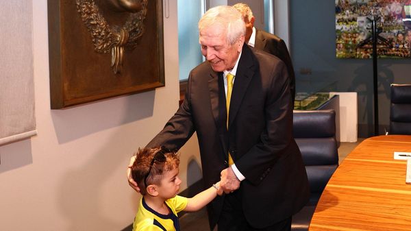 Fenerbahçe Başkanı Aziz Yıldırım, minik Göktuğ'u makamında ağırladı - Sputnik Türkiye