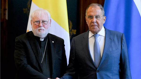 Sergey Lavrov-Paul Richard Gallagher - Sputnik Türkiye