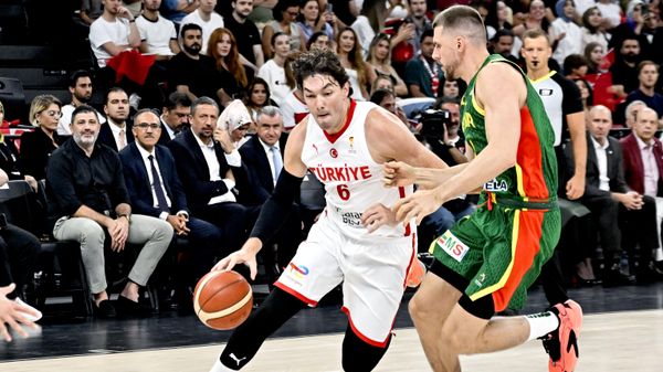 FIBA 2027 Dünya Kupası Avrupa Elemeleri 2. Tur J Grubu'ndaki ilk maçında A Milli Erkek Basketbol Takımı Ve Litvanya karşılaştı - Sputnik Türkiye